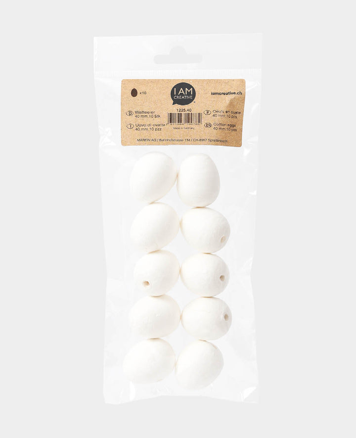 Oeufs en ouate ø 3 cm, 10 pcs