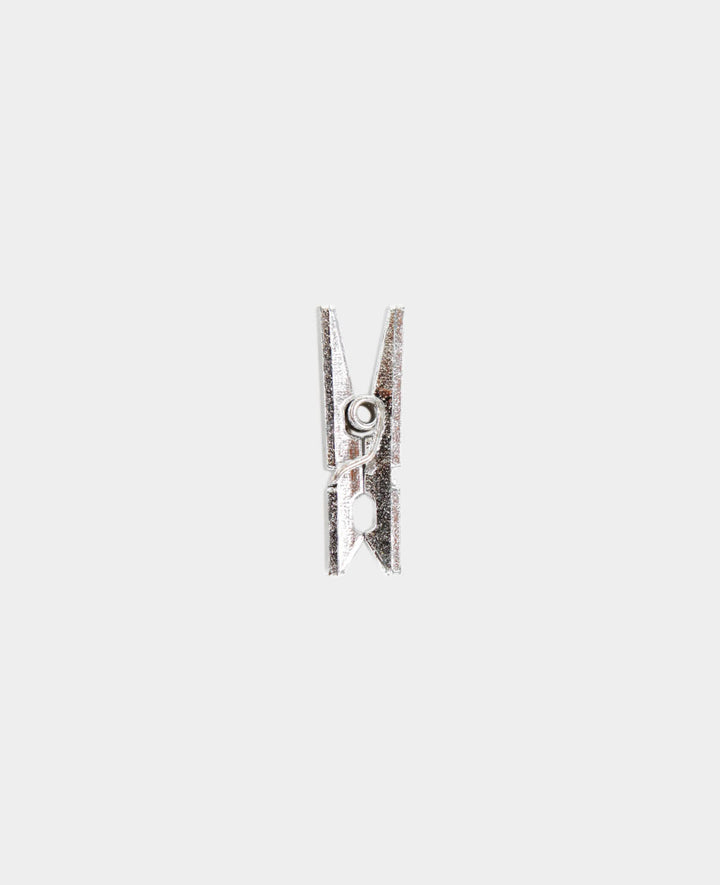 Plastic Clips Silver 4 x 30 mm, 15 Pcs.