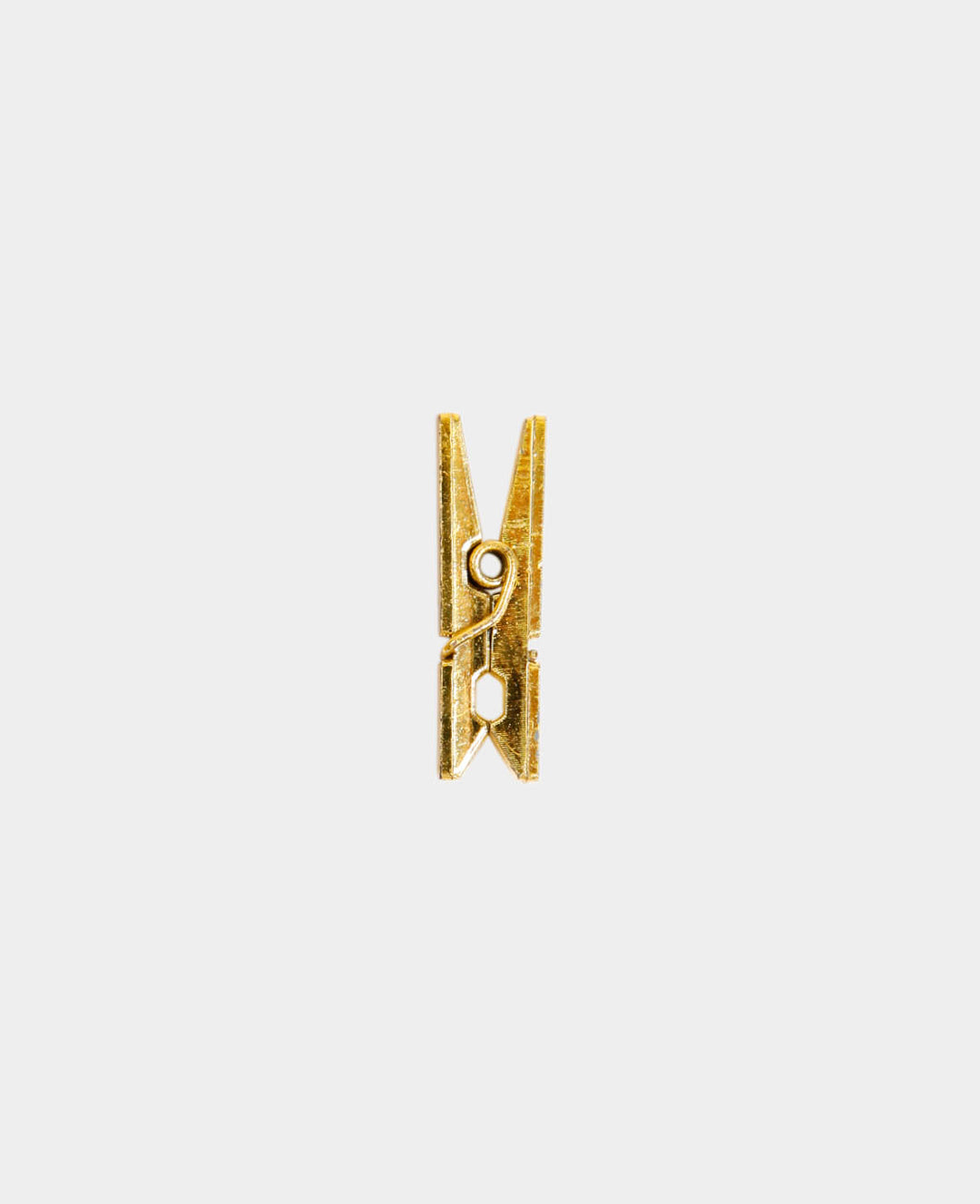 Gold plastic clips 4 x 30 mm, 15 pcs.