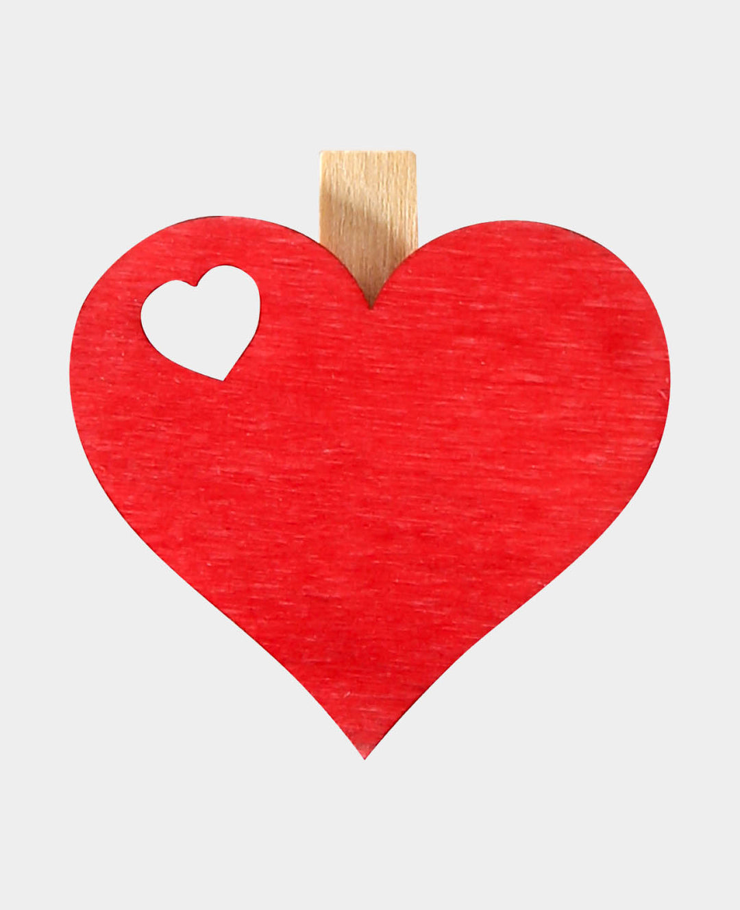 Heart clamp III red, 6 pcs.