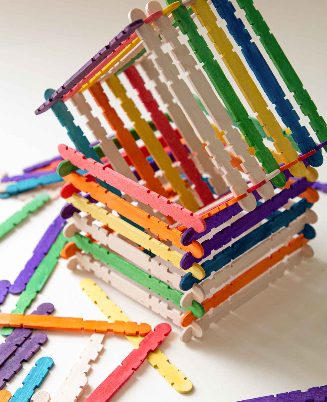 Bâtonnets de bricolage à emboîter, 114 x 10 mm, 50 pc.