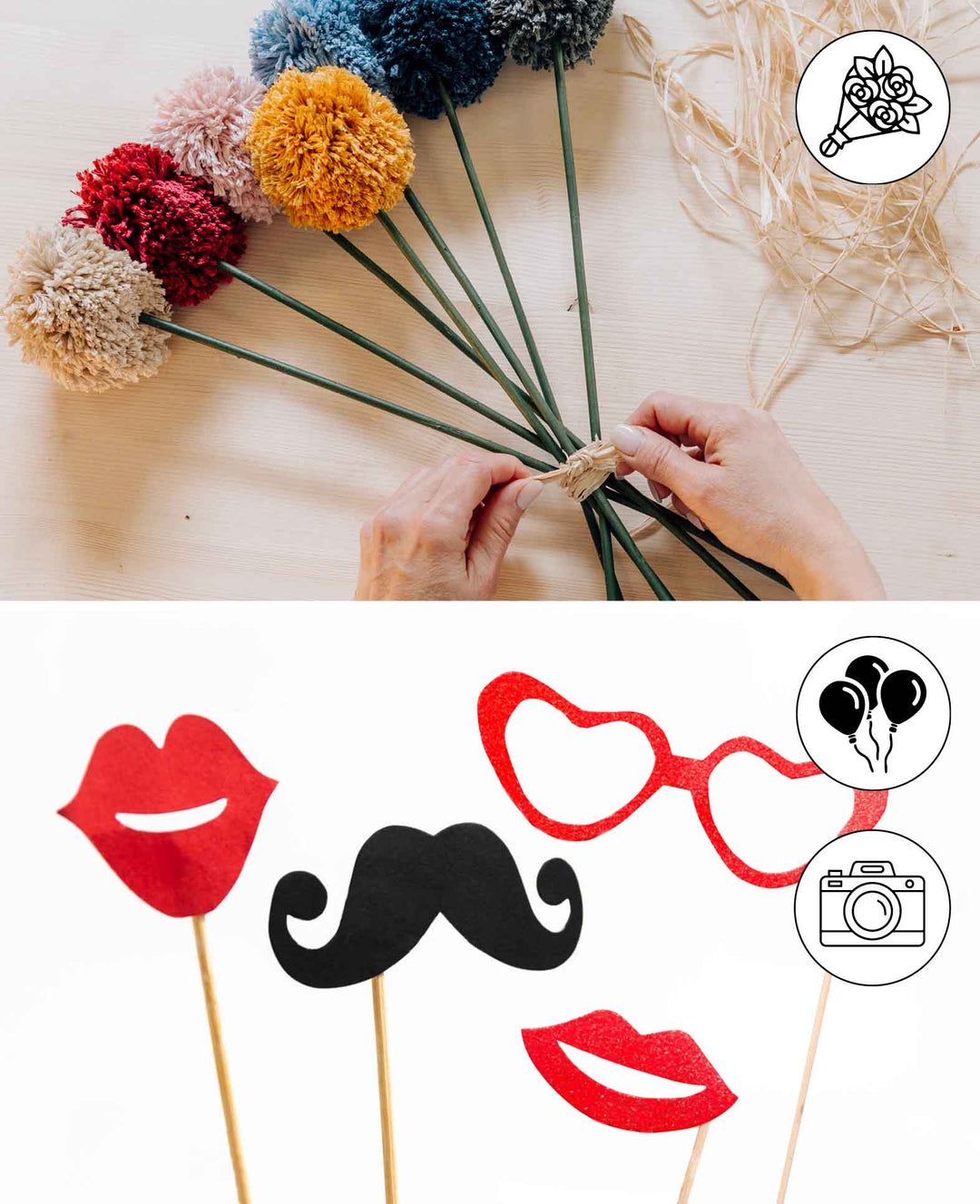 Wooden skewers natural 200 x 2.5 mm, 50 pcs.