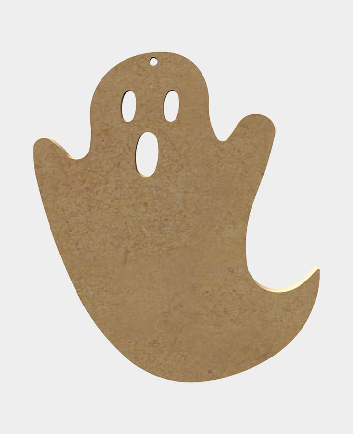 MDF-Deko Geist mit Arme, 8 x 0.6 x 11 cm, Braun, 1 Stk.