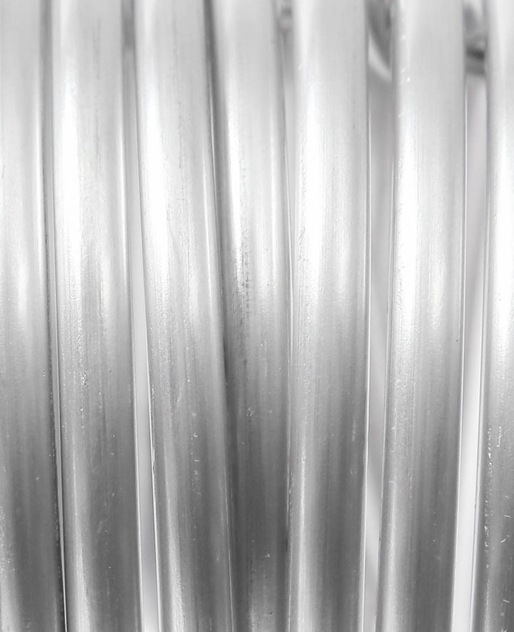 Alu Metalldraht weich, Silber, 5.0 mm x 2 m