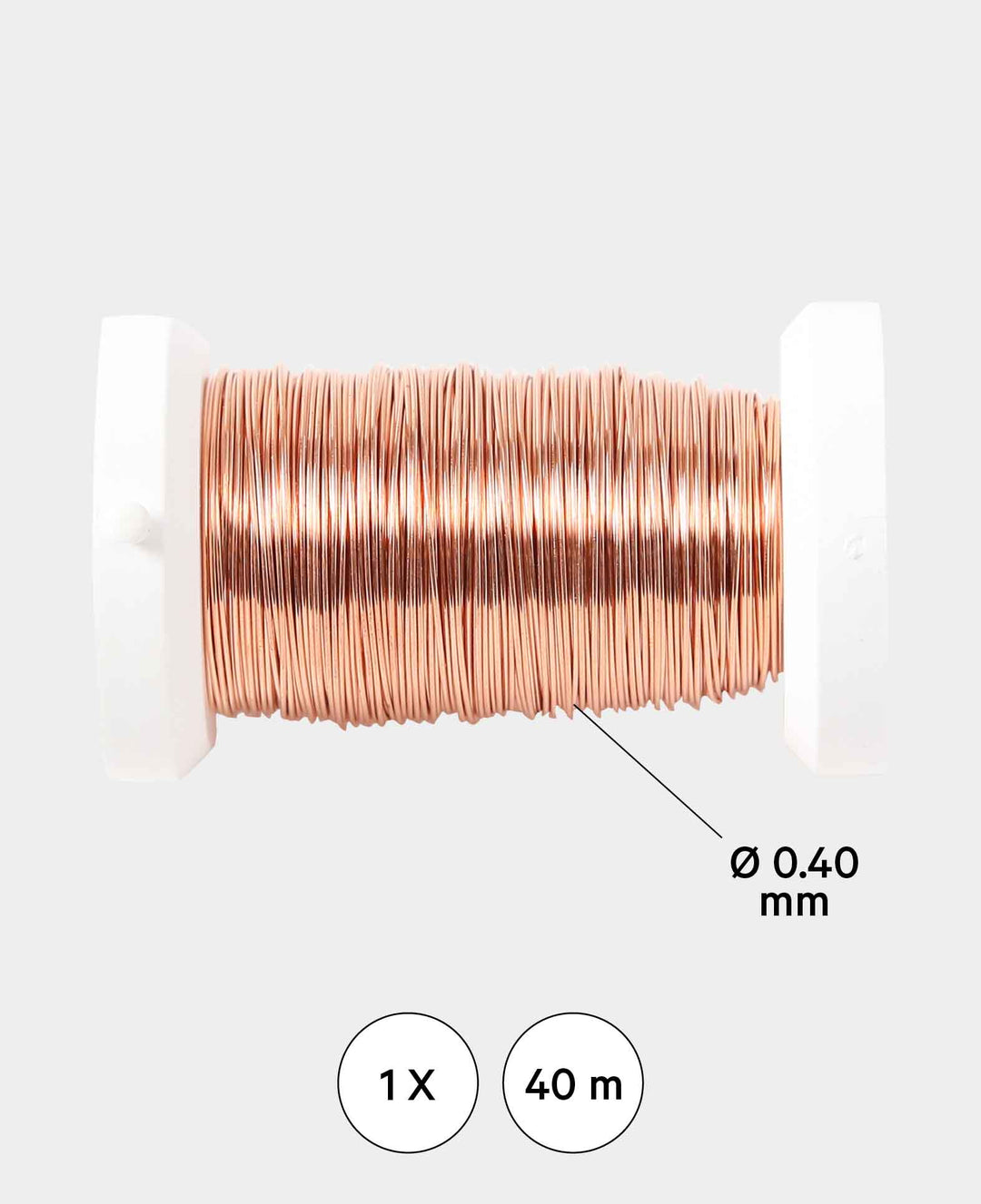 Fil de cuivre, fil métallique pour l&