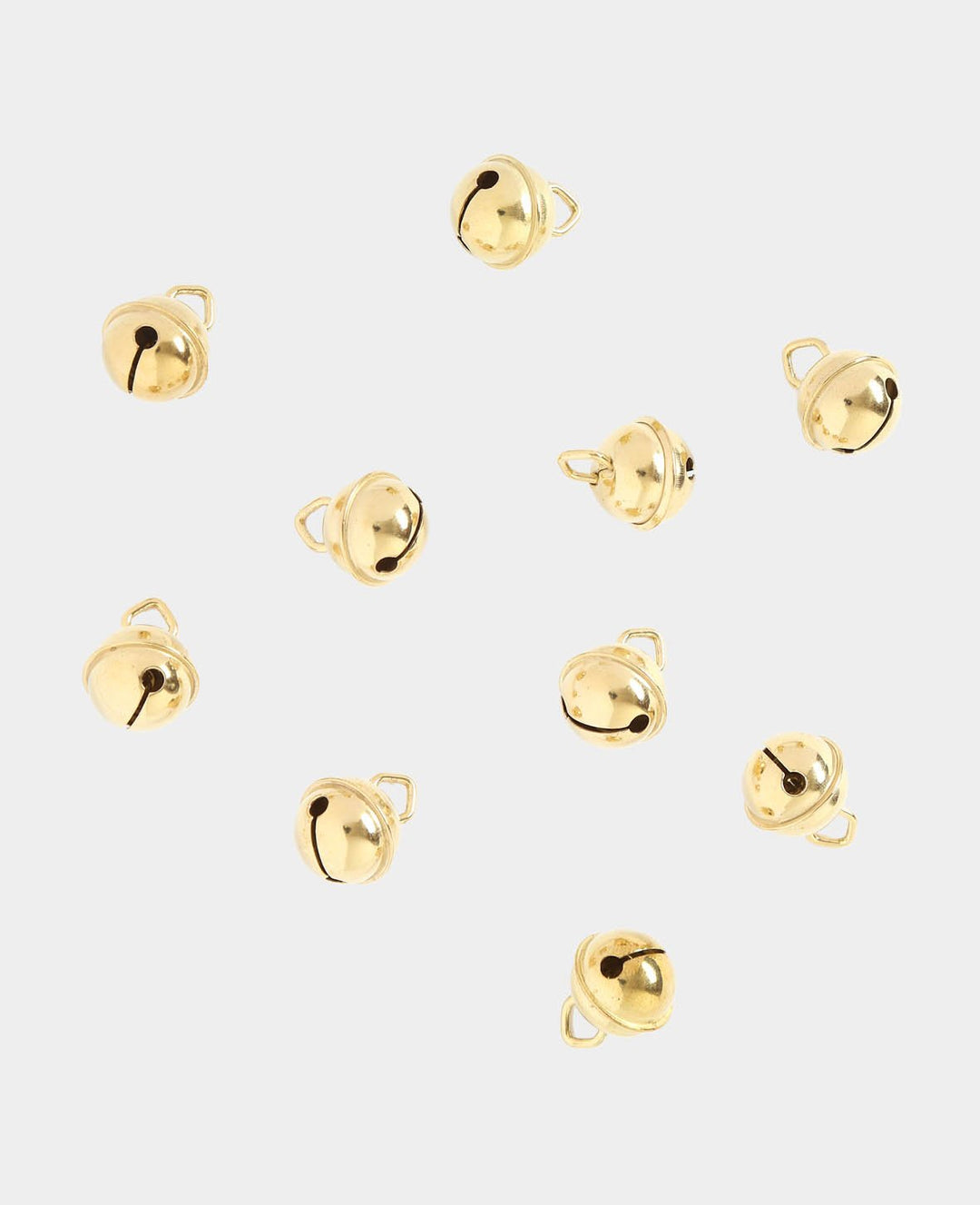 Bells Gold ø 15 mm, 10 pieces