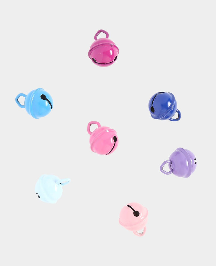 Bells, Blue &amp; Purple ø 15 mm, 5 pieces