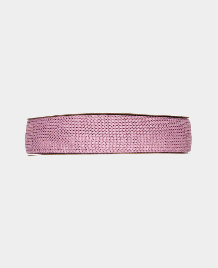 Knitted paper yarn tube, ø 25 mm x 5 m, light berry