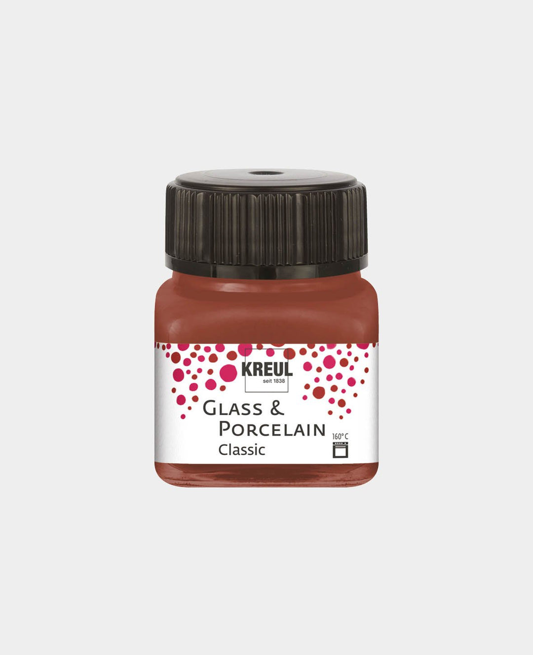 KREUL Glas- &amp; Porzellanfarbe, Cognac, 20 ml
