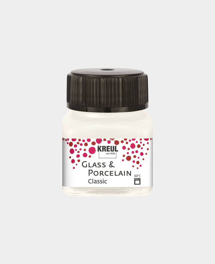 KREUL Glass &amp; Porcelain Paint, Ivory, 20 ml