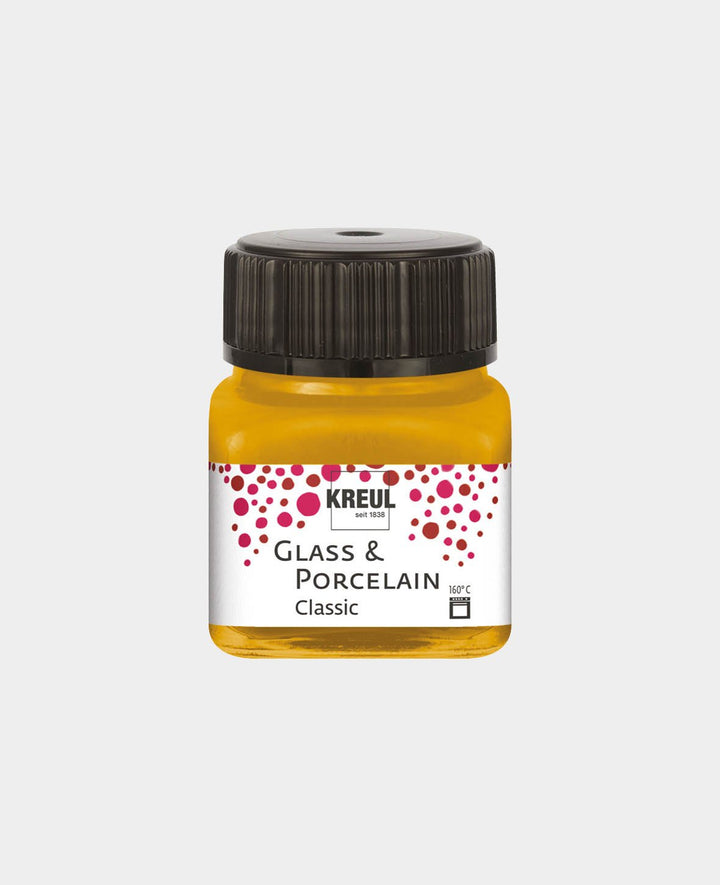 Peinture vitrail et porcelaine KREUL, or métallique, 20 ml