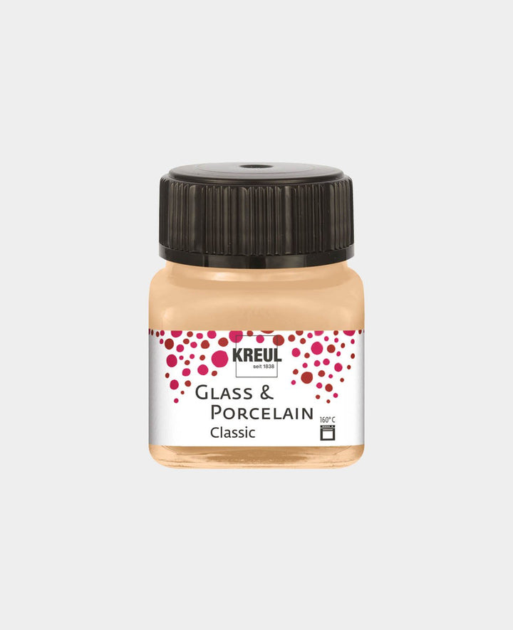 Peinture verre et porcelaine KREUL, champagne métallique, 20 ml