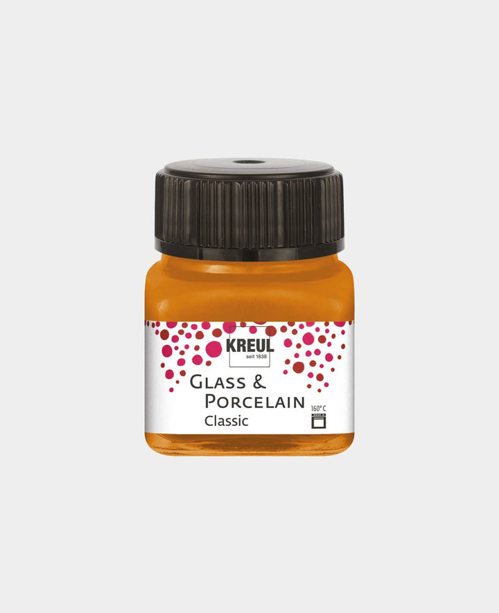KREUL Peinture pour verre et porcelaine, Bronze doré métallisé, 20 ml