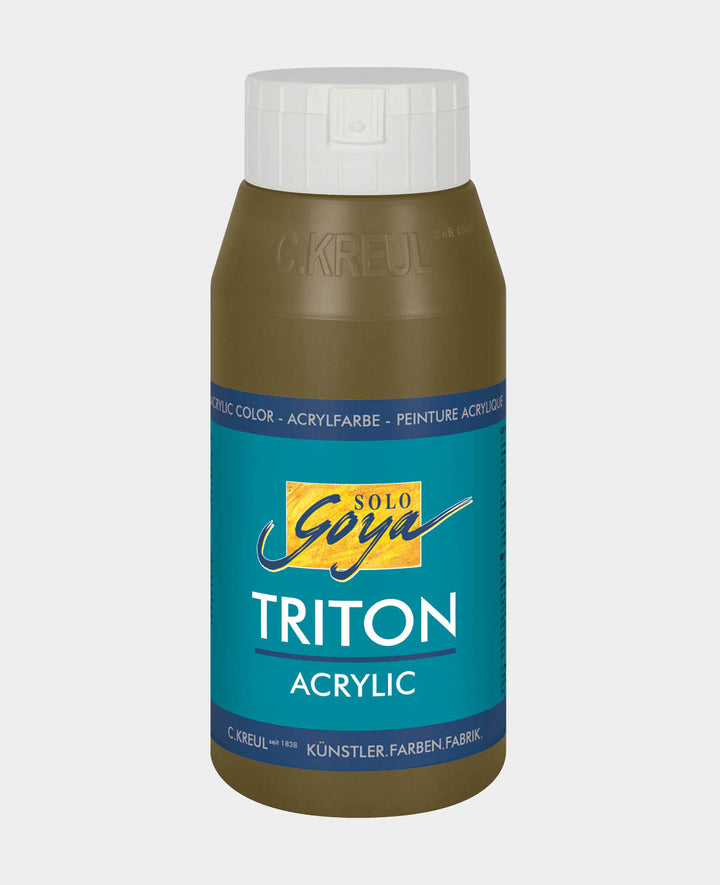 SOLO GOYA Peinture Acrylique Triton, Ombre verdâtre, 750 ml