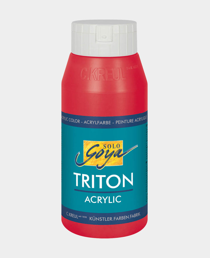 SOLO GOYA Triton Acrylic Paint, Wine Red, 750 ml