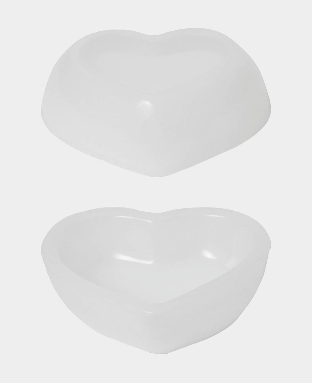 Silicone mold, tall heart-shaped dish, 78 x 70 x 23 mm