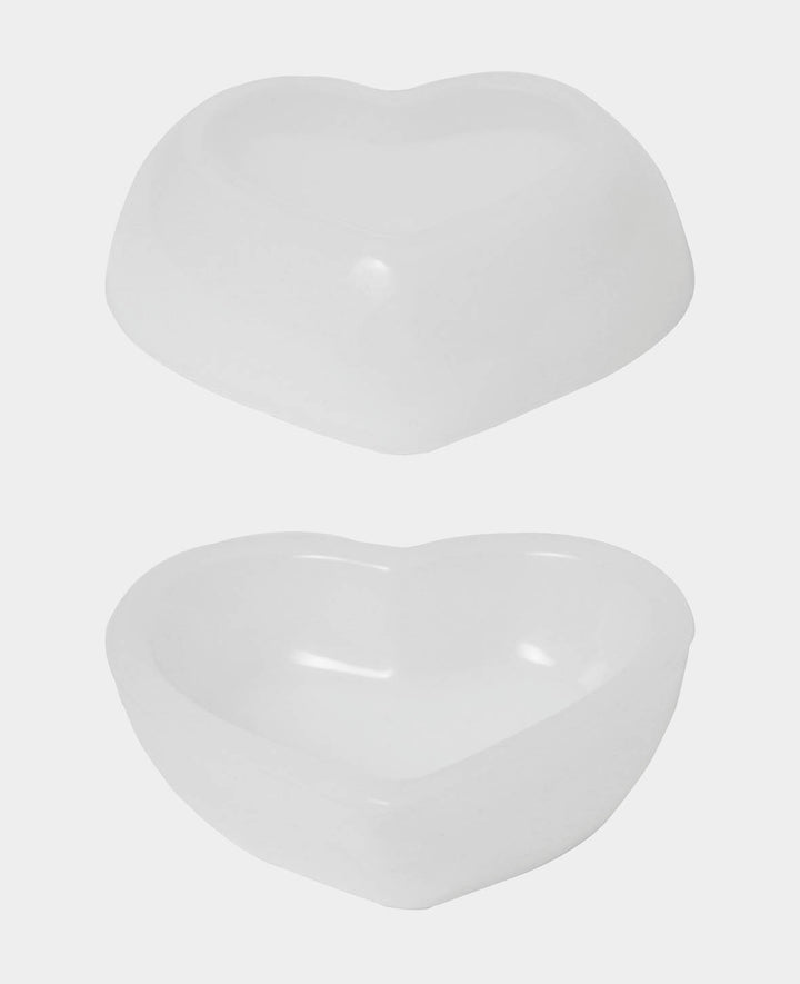 Silicone mold, tall heart-shaped dish, 78 x 70 x 23 mm