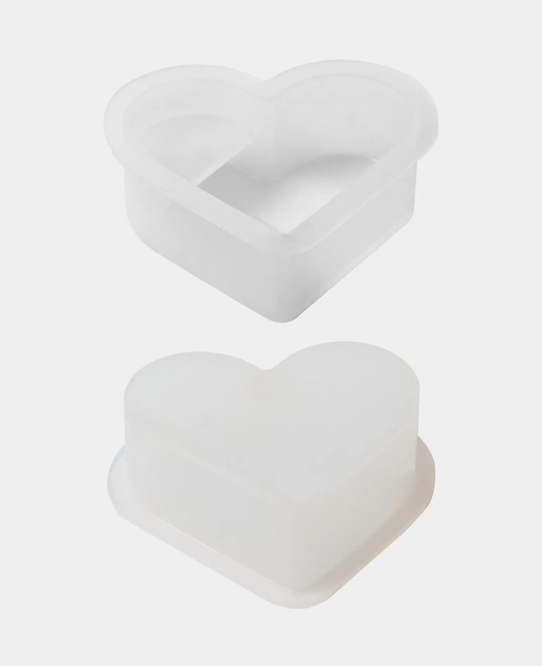 Moule en silicone, support de carte Cœur, 50 x 50 x 20 mm