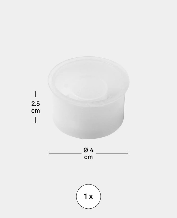 Silicone mold, stick candle holder, 40 x 40 x 25 mm