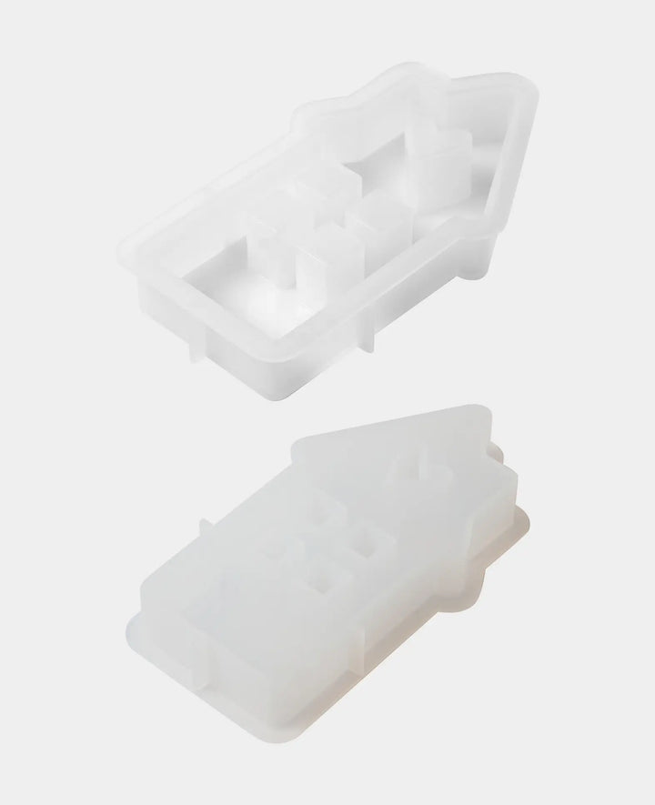 Silikon Giessform, Deko Haus, 139 x 79 x 21 mm