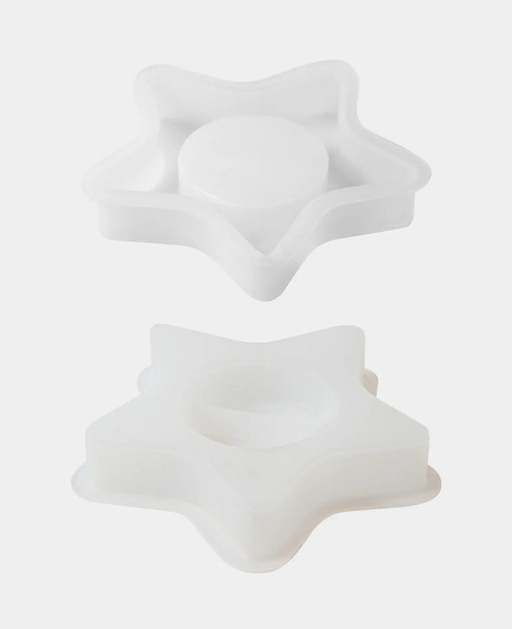 Silicone Mould, Tealight Holder Star, 124 x 20 mm