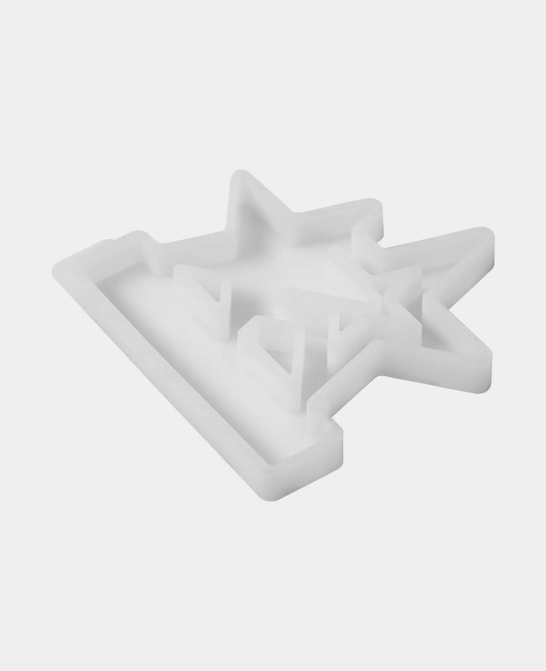 Silicone mold, stars for plug-in strip, 90 x 87 x 8 mm