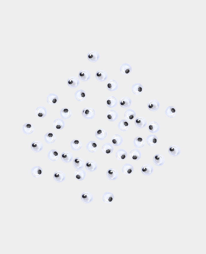 Mini-yeux mobiles ø 3 mm, 50 pièces