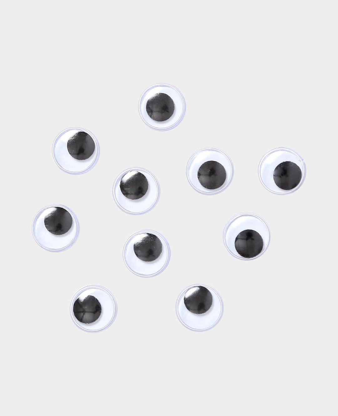 Wobbly eyes ø 10 mm, 10 pcs.