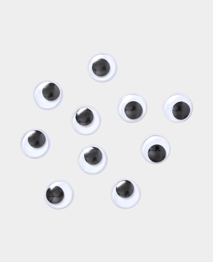 Wobbly eyes ø 10 mm, 10 pcs.