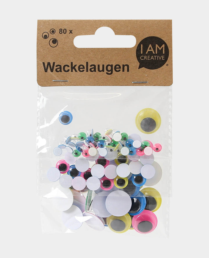 Googly Eyes Neon 3-Pack, 80 pcs.