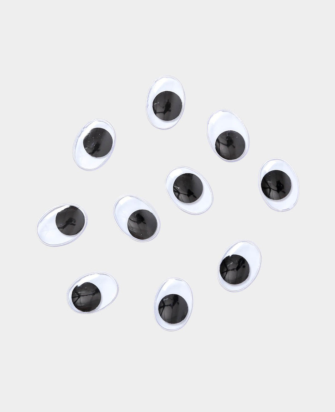 Yeux mobiles ovales 11 x 15 mm, 10 p.