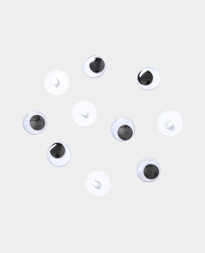 Wobble Eyes with Loop, ø 12 mm, 10 pcs.