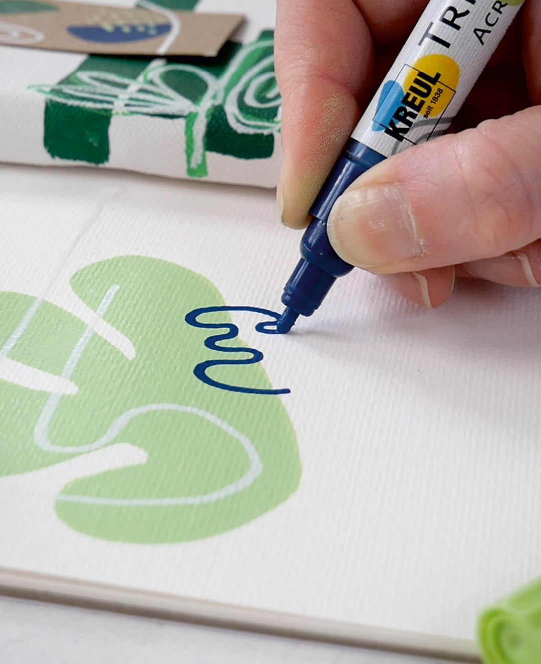 KREUL Triton Marker Medium, Light Real Yellow