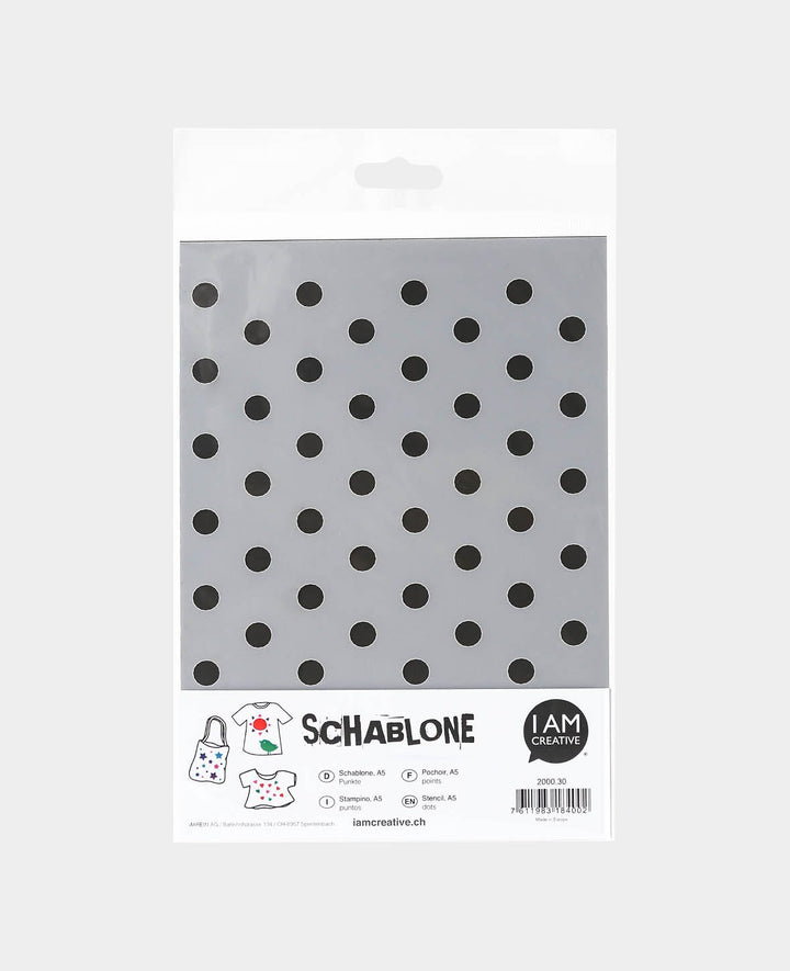 Template Dots, 148 x 210 mm (A5), White translucent