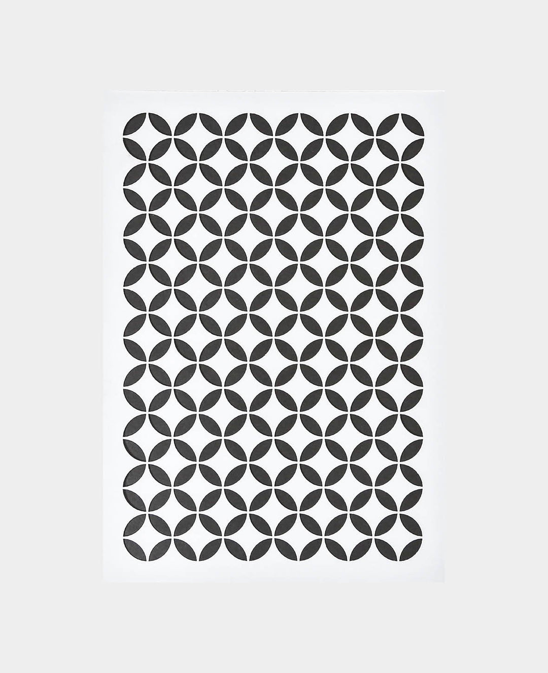 Stencil Ornament, 148 x 210 mm (A5), White translucent