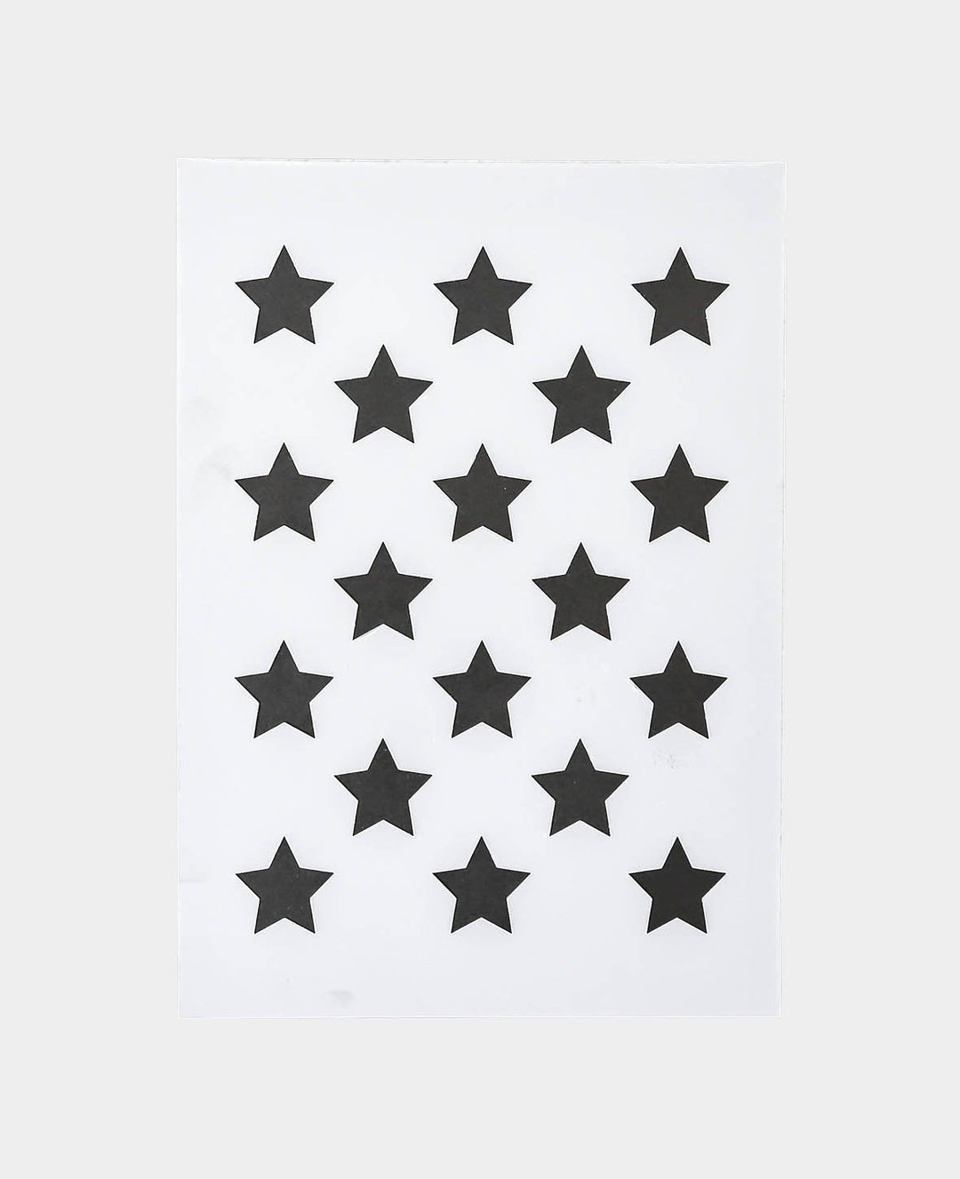 Schablone Sterne I, 148 x 210 mm (A5), Weiss transluszent