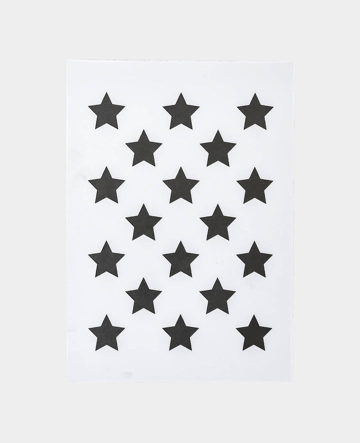 Schablone Sterne I, 148 x 210 mm (A5), Weiss transluszent