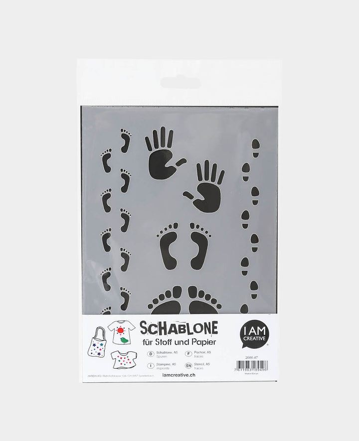 Template Tracks, 148 x 210 mm (A5), White translucent