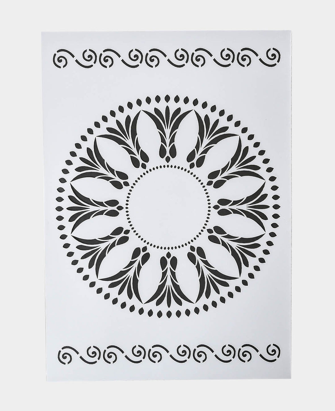 Schablone DIN A4, Rosette