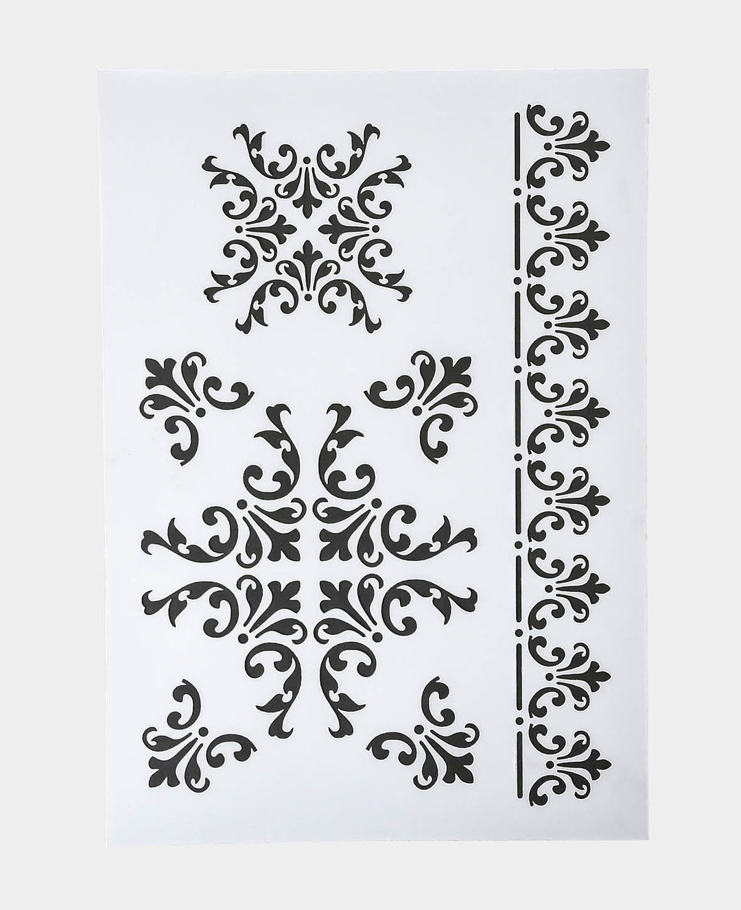 Template Borders II, 210 x 297 mm (A4), White translucent