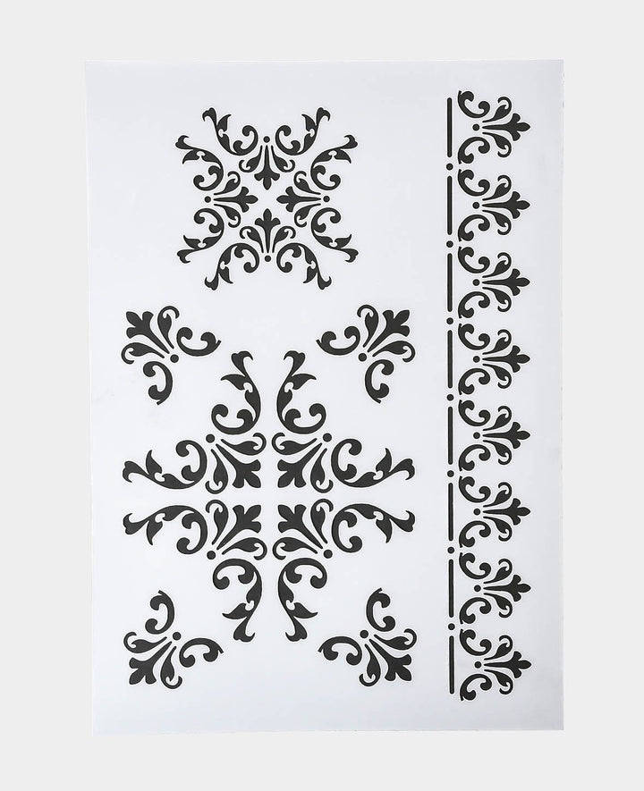 Template Borders II, 210 x 297 mm (A4), White translucent