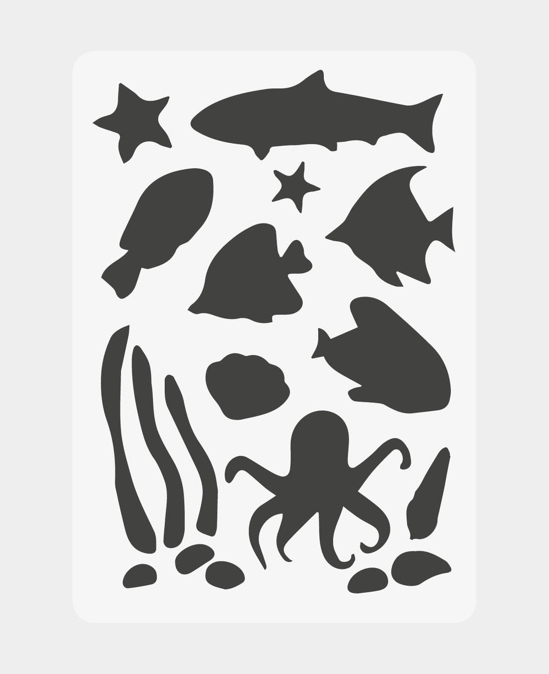 Template Kids Underwater, 148 x 210 mm (A5), White translucent