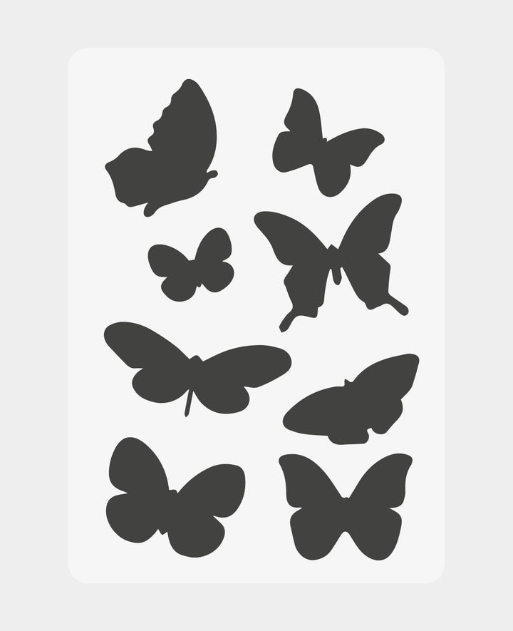 Template Kids Butterflies, 148 x 210 mm (A5), White translucent