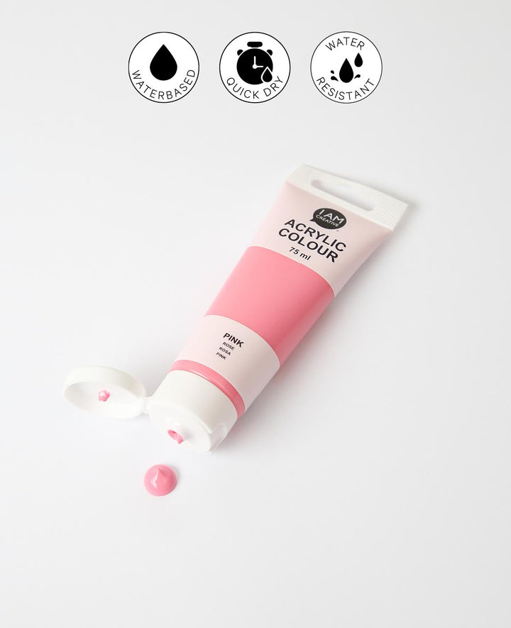 Acrylfarbe, Pink, 75 ml