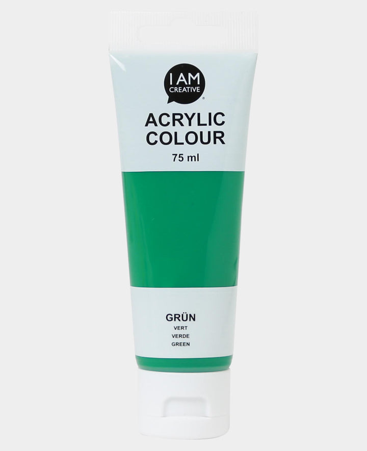Peinture acrylique, vert, 75 ml