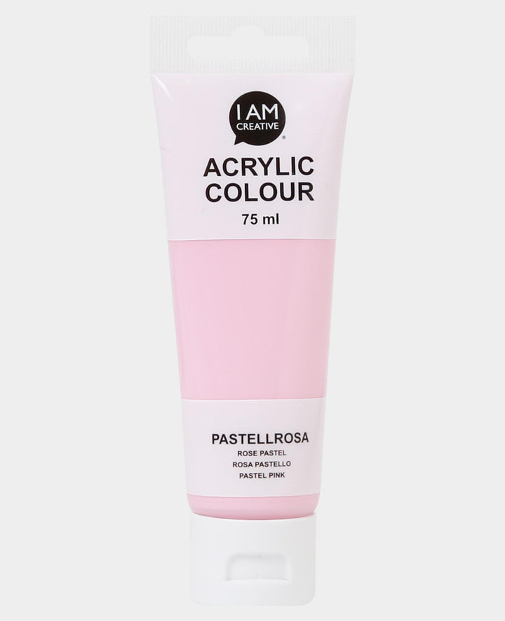 Acrylfarbe, Pastellrosa, 75 ml