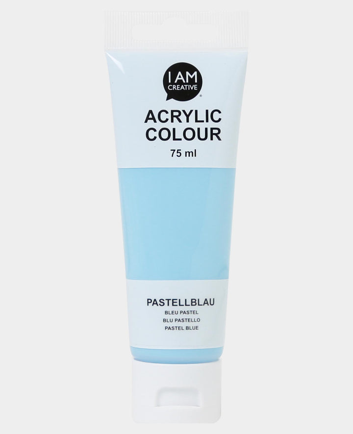 Acrylfarbe, Pastellblau, 75 ml