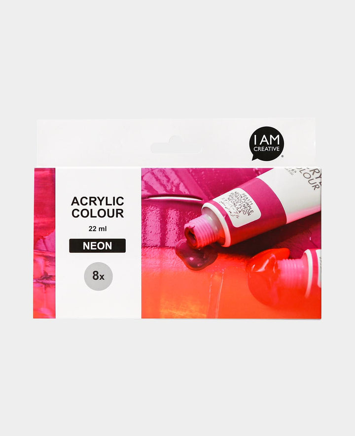 Acryl Set Neon, 8 x 22 ml