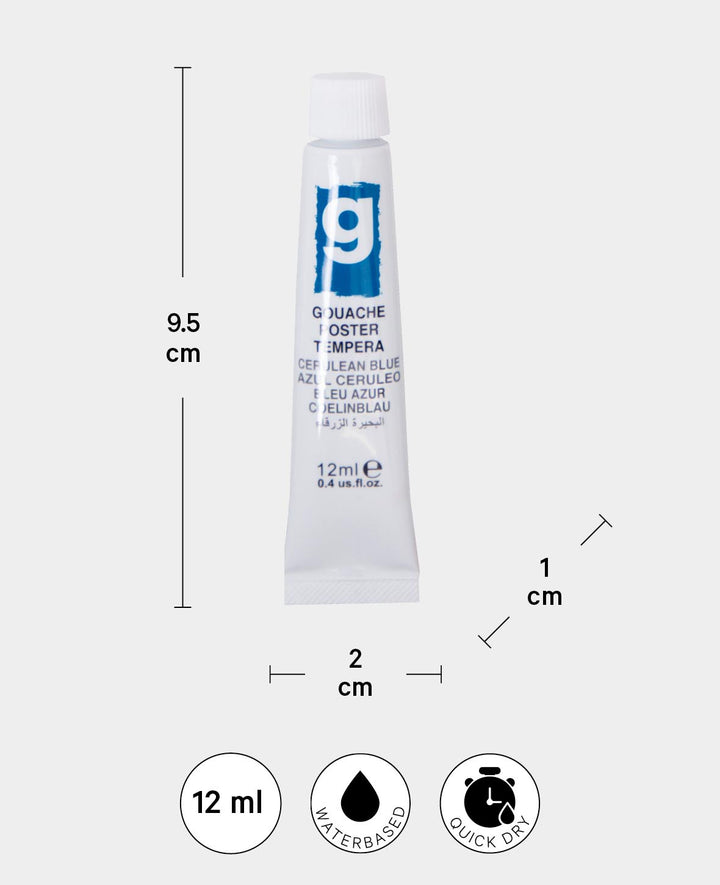 Gouache Set Basic, 12 x 12 ml