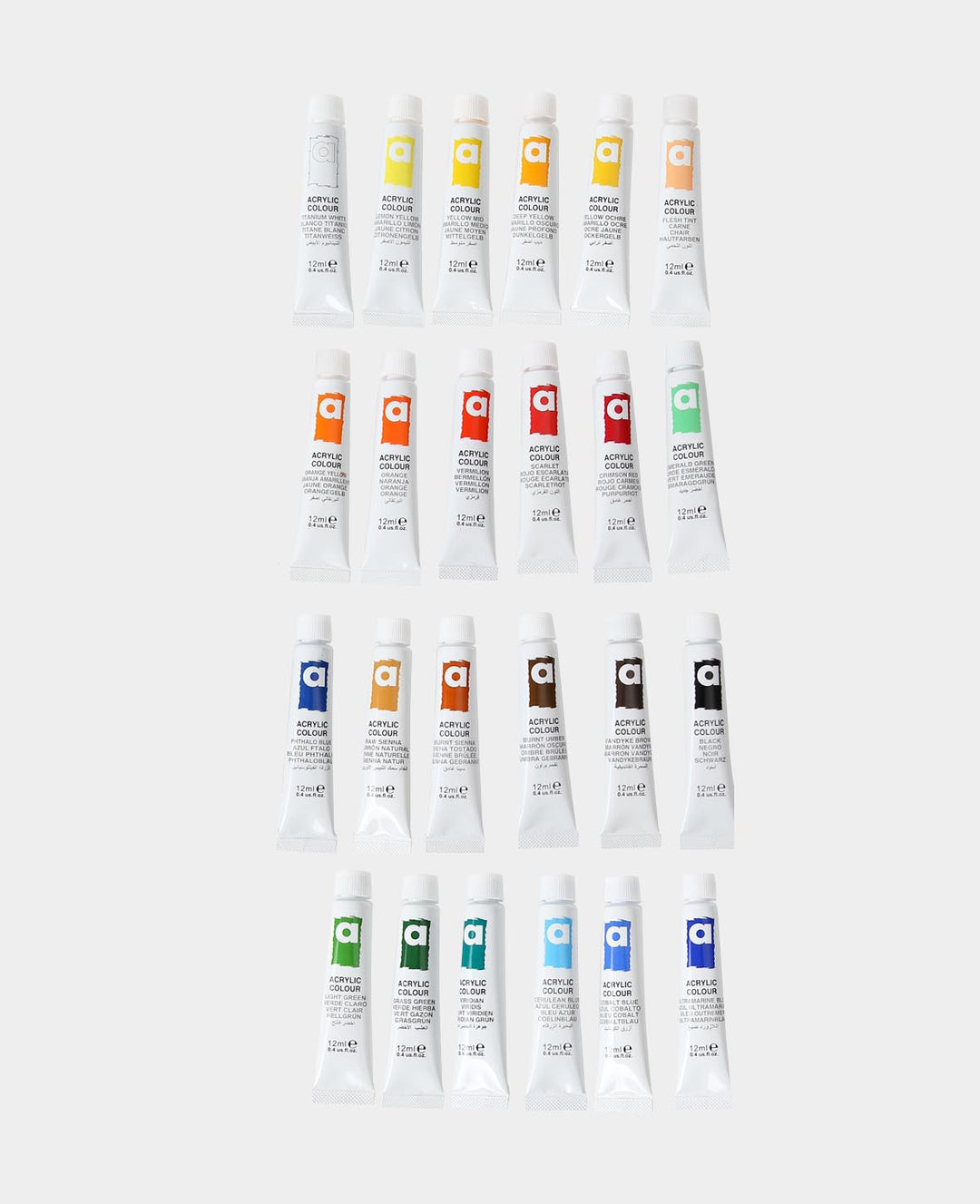 Acryl Set Basic, 24 x 12 ml